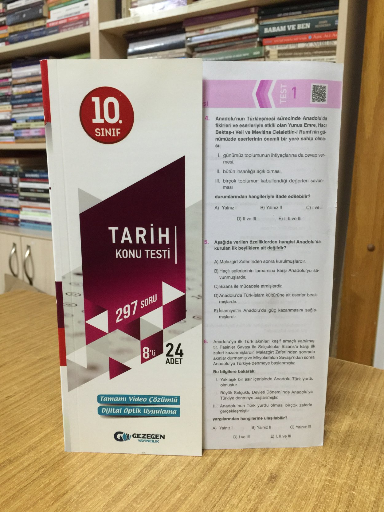 10. Sınıf TARİH Konu Testi 24 Adet Gezegen Yayıncılık