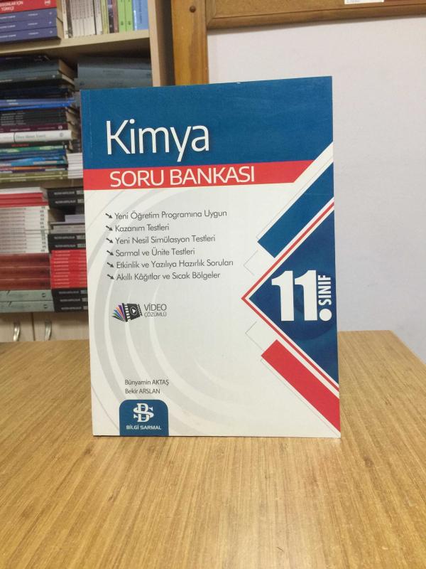 11. Sınıf Kimya Soru Bankası Video Çözümlü Bilgi Sarmal Yayınları