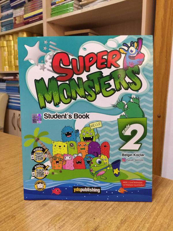 2. Sınıf İngilizce Super Monster Student's Book + Activity Book YDS Publishing