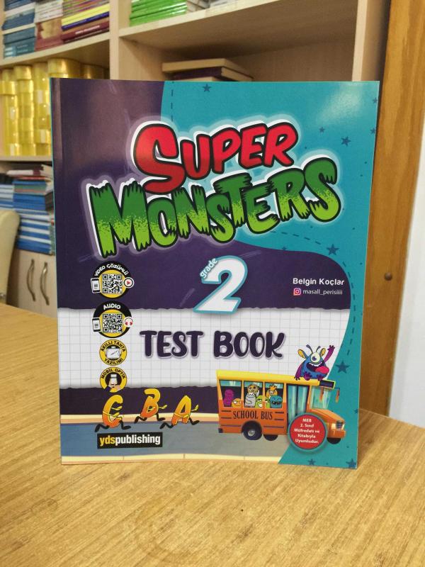 2. Sınıf İngilizce Super Monster Test Book YDS Publishing