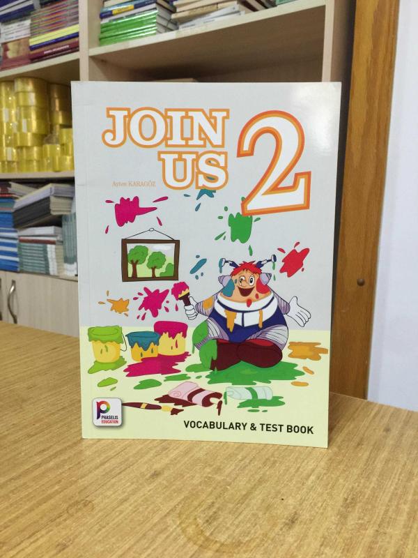 2. Sınıf JOIN US Vocabulary Test Book Phaselis Education