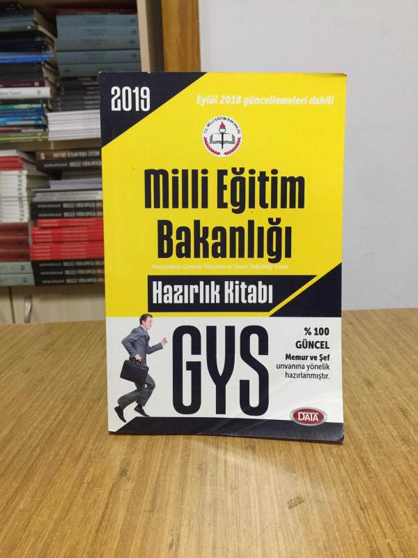 2019 GYS Milli Eğitim Bakanlığı Hazırlık Kitabı Data Yayınları
