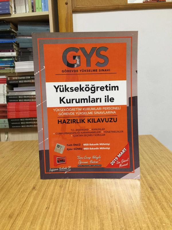 2019 GYS Yükseköğretim Kurumları Personeli Görevde Yükselme Sınavlarına Hazırlık Kılavuzu Yargı Yayınları