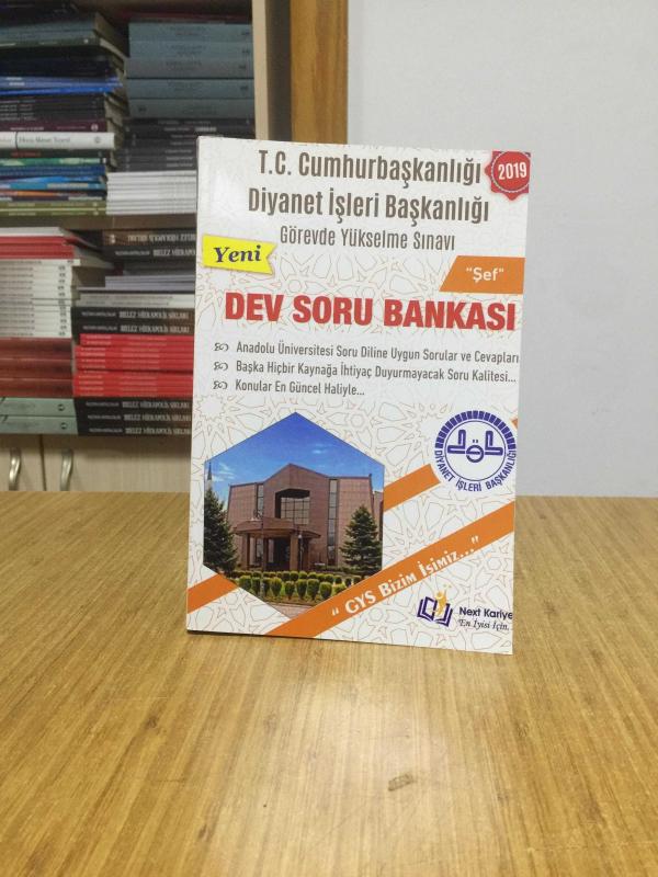 2019 T.C Cumhurbaşkanlığı Diyanet İşleri Başkanlığı Görevde Yükselme Sınavı Dev Soru Bankası Next Kariyer Yayınları