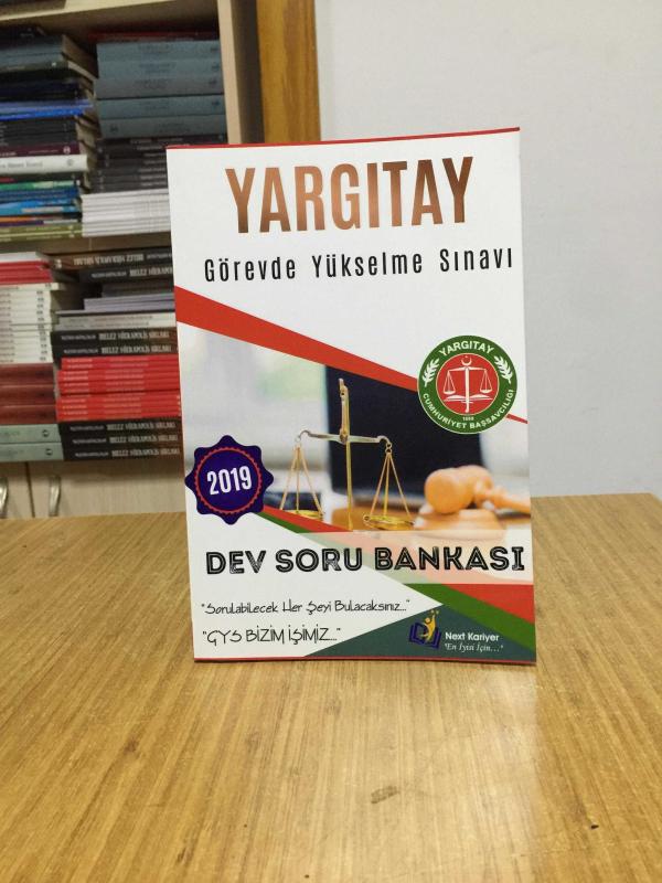 2019 Yargıtay Görevde Yükselme Sınavı Dev Soru Bankası Next Kariyer Yayınları