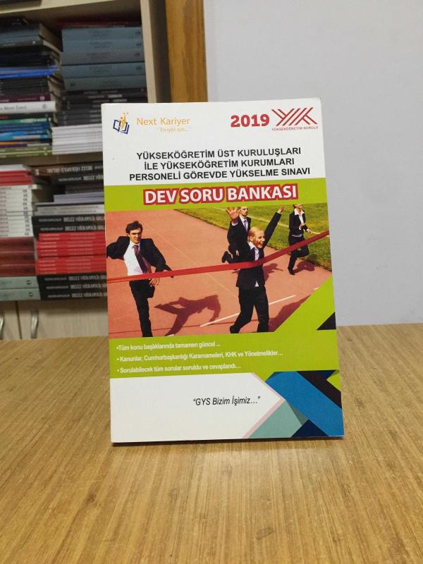 2019 Yükseköğretim Üst Kuruluşları ile Yüseköğretim Kurumları Personeli GYS Dev Soru Bankası Next Kariyer Yayınları