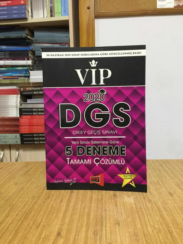 2020 DGS VIP Yeni Sınav Sistemine Göre Tamamı Çözümlü 5 Deneme Yargı Yayınları
