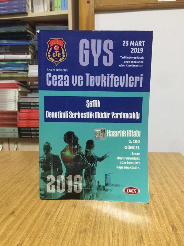 2020 GYS Ceza ve Tevkifevleri Şeflik ve Denetimli Serbestlik Müdür Yardımcılığı Hazırlık Kitabı Data Yayınları