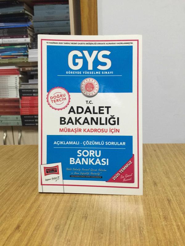 2020 GYS T.C. Adalet Bakanlığı Mübaşir Kadrosu İçin Açıklamalı Soru Bankası Yargı Yayınları