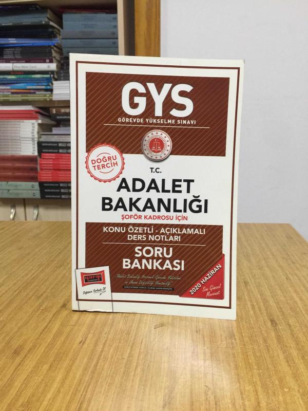 2020 GYS T.C. Adalet Bakanlığı Şoför Kadrosu İçin Konu Özetli Soru Bankası Yargı Yayınları