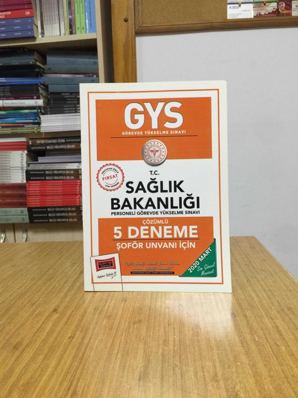 2020 GYS T.C. Sağlık Bakanlığı Şoför Unvanı İçin Çözümlü 5 Deneme Yargı Yayınları