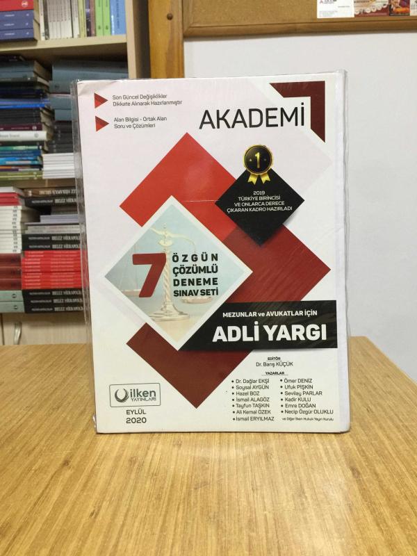 2020 Hakimlik Akademisi 7'li Adli Yargı Çözümlü Deneme Sınavı Seti İlken Yayınları