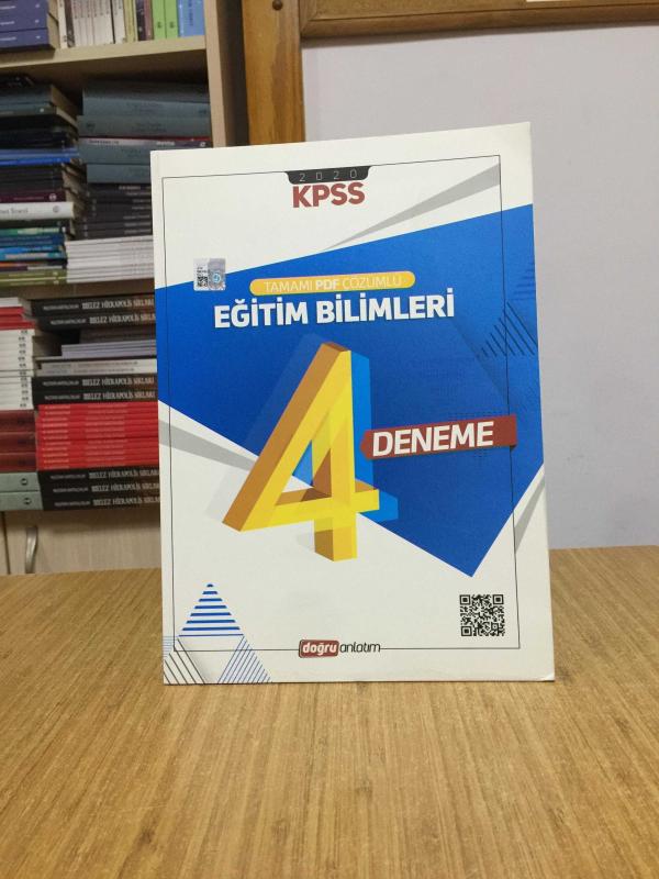 2020 KPSS Eğitim Bilimleri Tamamı Çözümlü 4 Deneme Doğru Anlatım