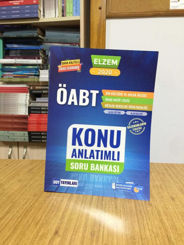 2020 ÖABT ELZEM Serisi Din Kültürü ve Ahlak Bilgisi Konu Anlatımlı Soru Bankası DDY Yayınları