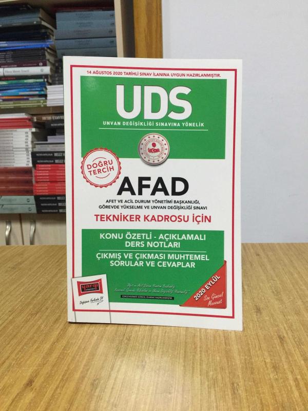 2020 UDS AFAD Tekniker Kadrosu İçin Konu Özetli Çıkmış ve Çıkması Muhtemel Sorular Yargı Yayınları