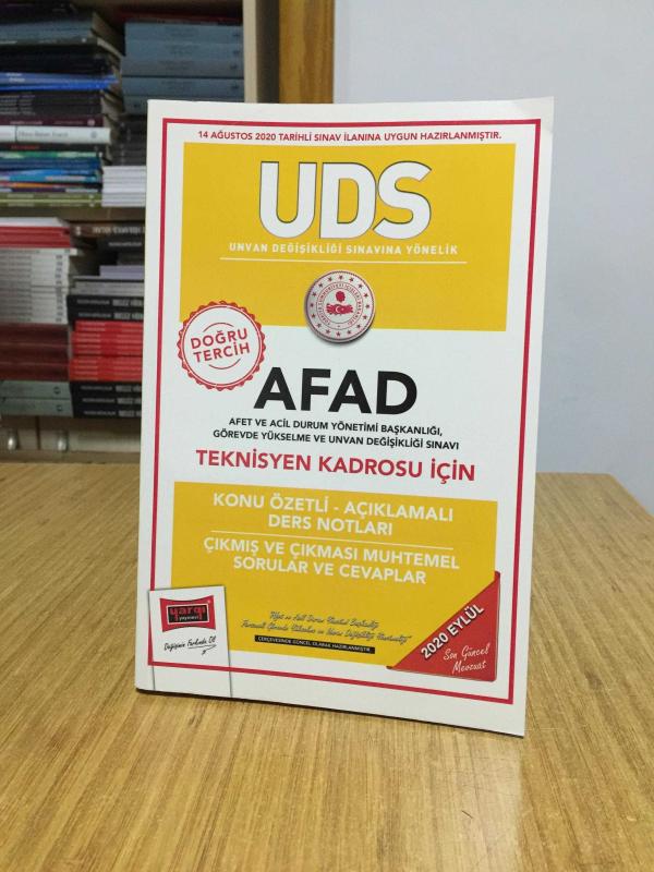 2020 UDS AFAD Teknisyen Kadrosu İçin Konu Özetli Çıkmış ve Çıkması Muhtemel Sorular Yargı Yayınları