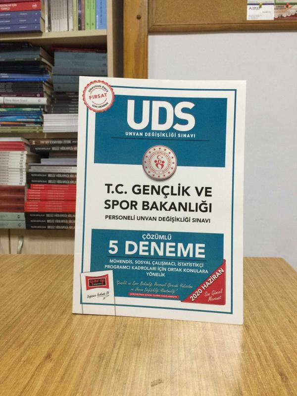 2020 UDS T.C. Gençlik ve Spor Bakanlığı Mühendis Sosyal Çalışmacı İstatistikçi Program Kadroları İçin Ortak Konulara Yönelik Çözümlü 5 Deneme Yargı Yayınları