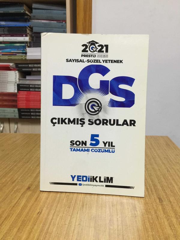 2021 DGS Sayısal Sözel Yetenek Son 5 Yıl Çıkmış Sorular Yediiklim Yayınları