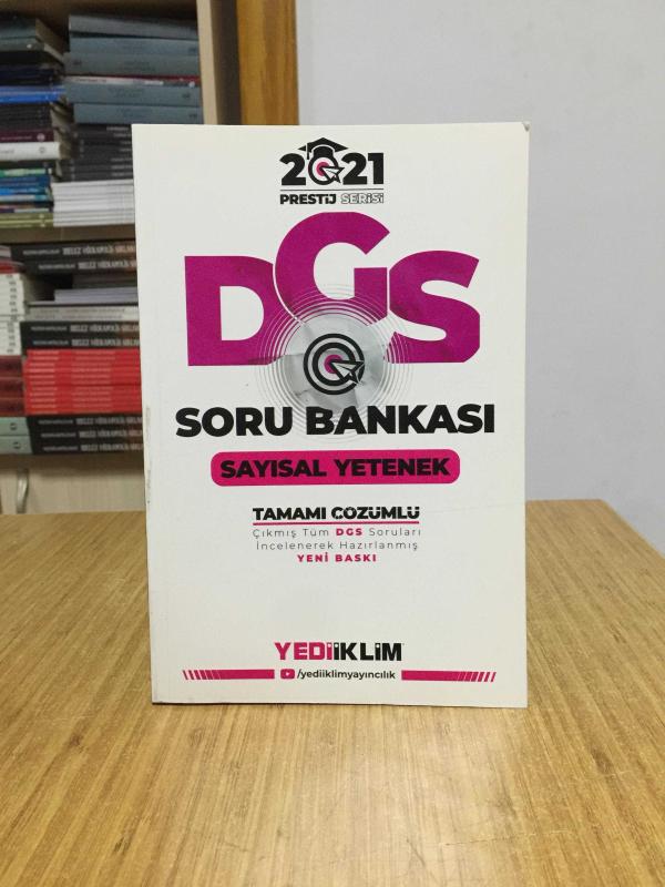 2021 DGS Sayısal Yetenek Prestij Serisi Soru Bankası Yediiklim Yayınları