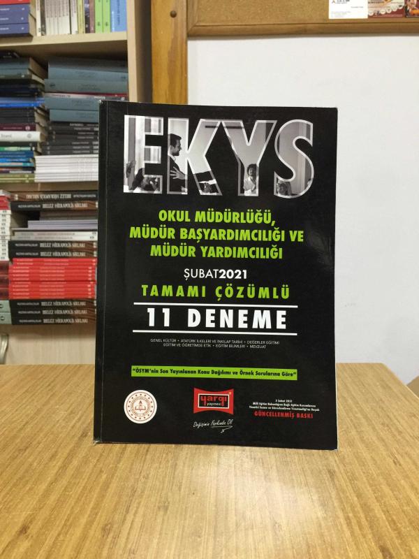 2021 EKYS Okul Müdürlüğü Müdür Başyardımcılığı ve Müdür Yardımcılığı Tamamı Çözümlü 11 Deneme Yargı Yayınları