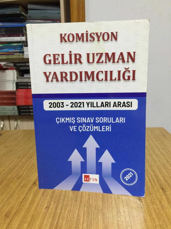 2021 GUY Gelir Uzman Yardımcılığı 2003-2021 Yılları Arası Çıkmış Sorular Çözümlü Akfon Yayınları
