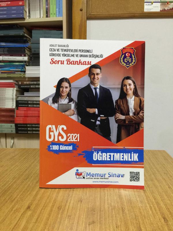 2021 GYS Adalet Bakanlığı Ceza ve Tevkifevleri Personeli ÖĞRETMENLİK Soru Bankası