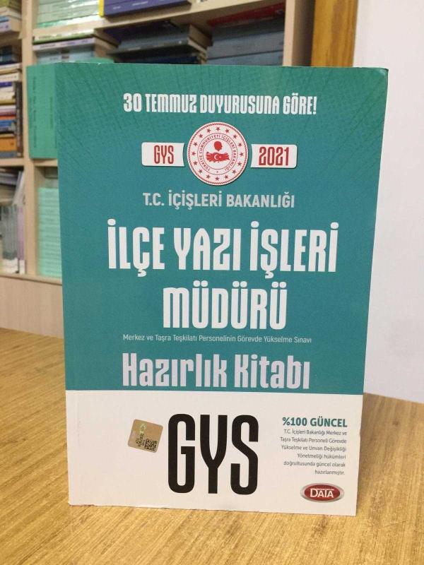 2021 GYS İçişleri Bakanlığı İlçe Yazı İşleri Müdürü Konu Anlatımlı Data Yayınları