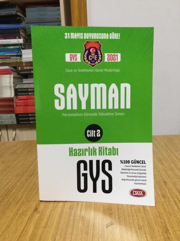2021 GYS SAYMAN Hazırlık Kitabı (2.Cilt) Data Yayınları