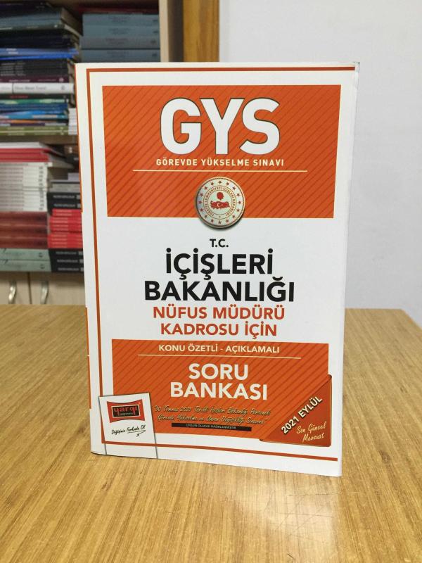 2021 GYS T.C İçişleri Bakanlığı Nüfus Müdürü Kadrosu İçin Konu Özetli Açıklamalı Soru Bankası Yargı Yayınları