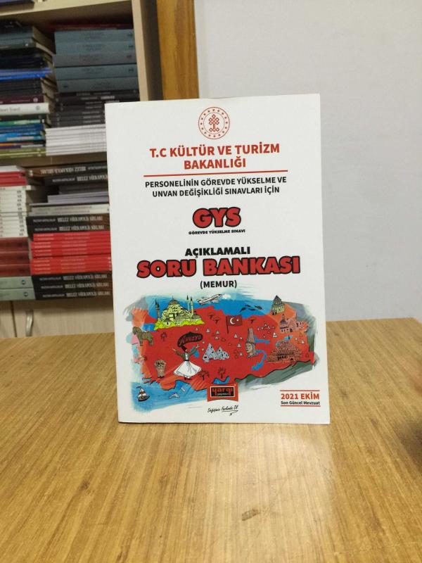 2021 GYS T.C Kültür ve Turizm Bakanlığı Personelinin Görevde Yükselme ve Unvan Değişikliği Sınavları İçin Memur Açıklamalı Soru Bankası Yargı Yayınları