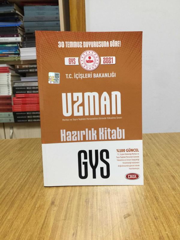2021 GYS TC. İçişleri Bakanlığı Uzman GYS Hazırlık Kitabı Data Yayınları