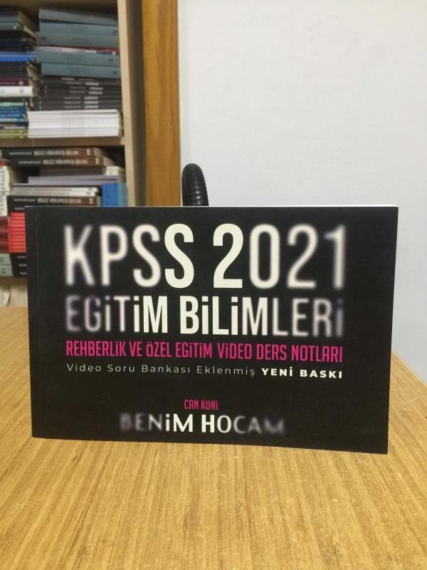 2021 KPSS Eğitim Bilimleri Rehberlik Video Ders Notları Benim Hocam Yayınları