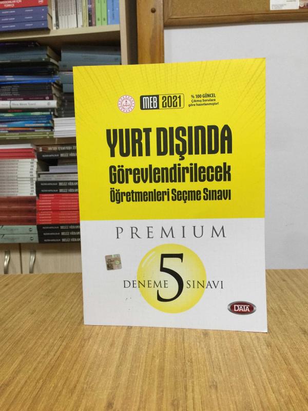2021 MEB Yurt Dışında Görevlendirilecek Öğretmenleri Seçme Sınavı Premium Deneme Sınavı Data Yayınları