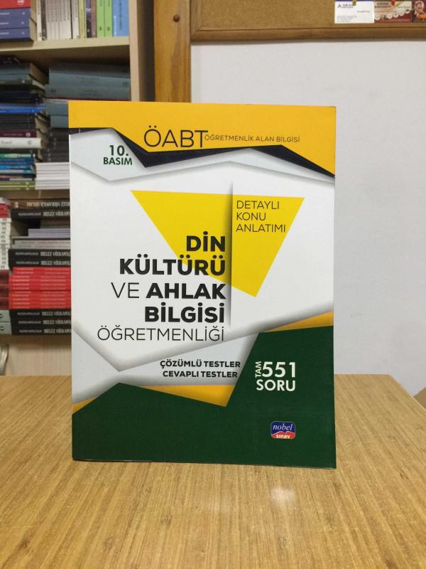 2021 ÖABT Din Kültürü ve Ahlak Bilgisi Öğretmenliği Konu Anlatımı Nobel Sınav Yayınları (10.Baskı)