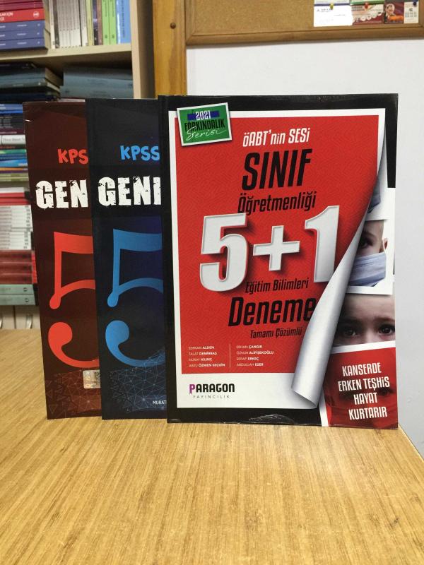 2021 ÖABT Sınıf Öğretmenliği 5 Deneme - KPSS Genel Kültür 5 Deneme - Genel Yetenek 5 Deneme - Eğitim Bilimleri 1 Deneme Set Paragon Yayıncılık
