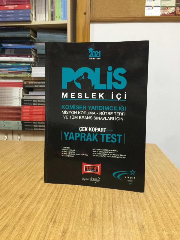 2021 Polis Meslek İçi Sınavlarına Hazırlık Çek Kopart Yaprak Test Yargı Yayınları