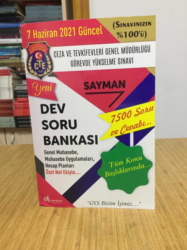 2021 T.C. Adalet Bakanlığı Ceza ve Tevkifevleri Genel Müdürlüğü Görevde Yükselme Sınavı Sayman Dev Soru Bankası Next Kariyer Yayınları