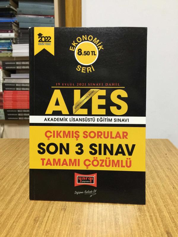 2022 ALES Ekonomik Seri Tamamı Çözümlü Son 3 Sınav Çıkmış Sorular Yargı Yayınları