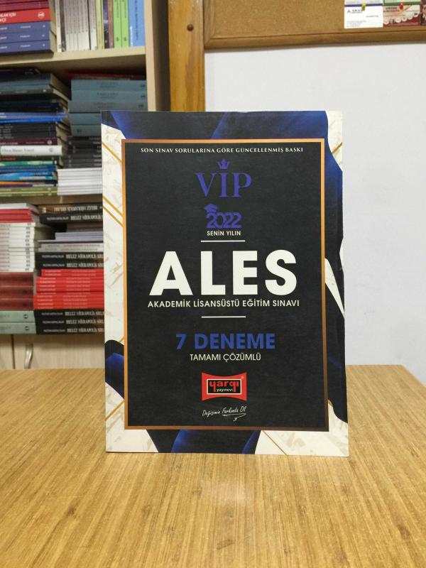2022 ALES VIP 7 Deneme Çözümlü Yargı Yayınları