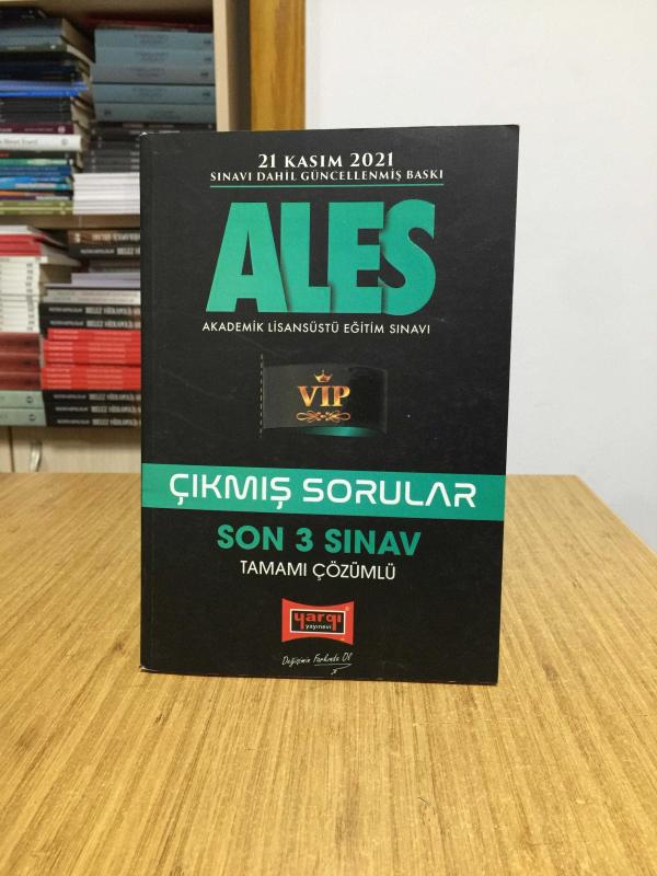 2022 ALES VIP Çıkmış Sorular Son 3 Sınav Çözümlü Yargı Yayınları