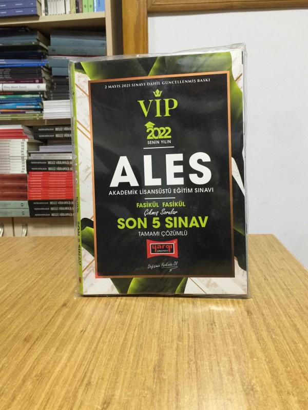 2022 ALES VIP Çıkmış Sorular Son 5 Sınav Çözümlü Yargı Yayınları