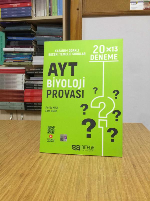 2022 AYT Biyoloji Provası 20x13 Deneme Nitelik Yayınları 