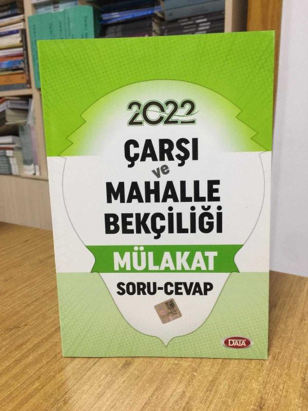 2022 Çarşı ve Mahalle Bekçiliği Mülakat Soru Cevap Data Yayınları