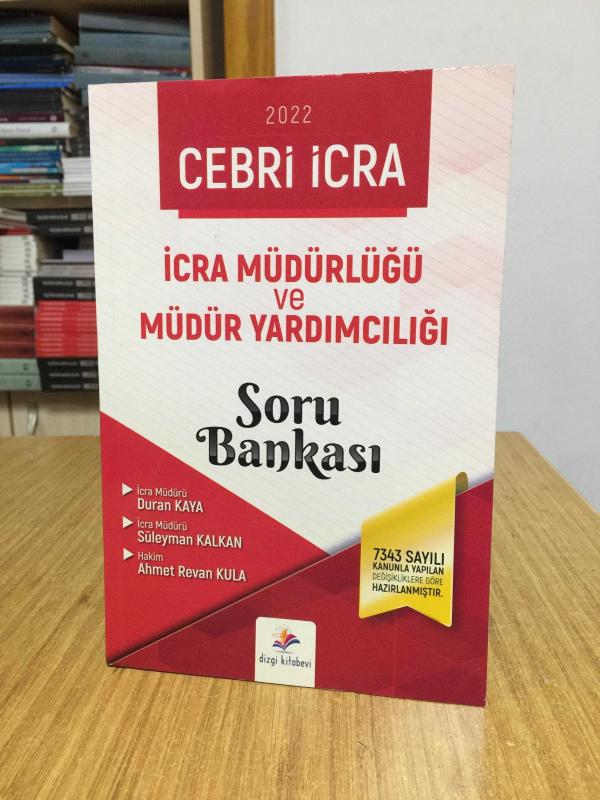 2022 Cebri İcra İcra Müdürlüğü ve Müdür Yardımcılığı Soru Bankası Dizgi Kitap
