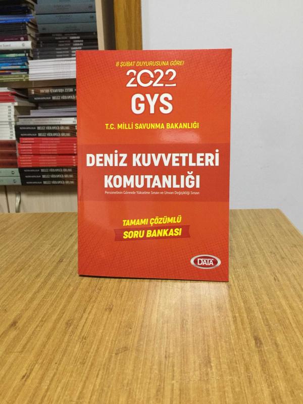 2022 Deniz Kuvvetleri Komutanlığı Personeli Görevde Yükselme Sınavı Tamamı Çözümlü Soru Bankası Data Yayınları