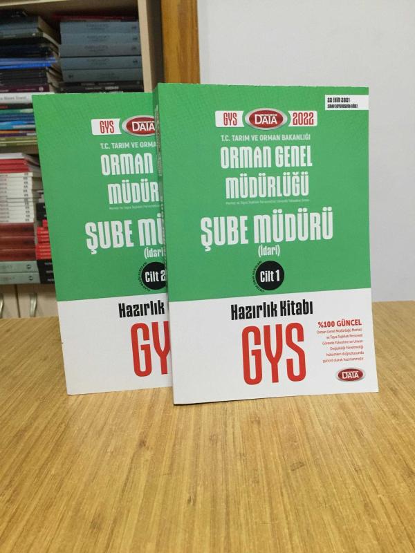2022 GYS Orman Genel Müdürlüğü Şube Müdürü (İdari) Konu Anlatımlı Görevde Yükselme 2 CİLT TAKIM Data Yayınları