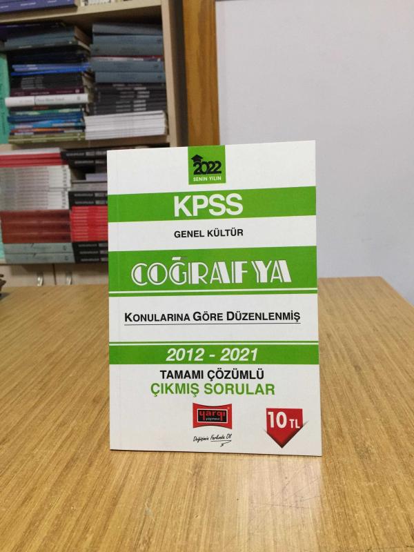 2022 KPSS Coğrafya Çıkmış Sorular Konularına Göre Çözümlü (2012-2021) Yargı Yayınları