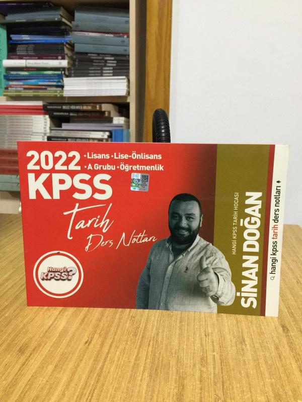 2022 KPSS Tarih Ders Notları Hangi KPSS - Sinan Doğan