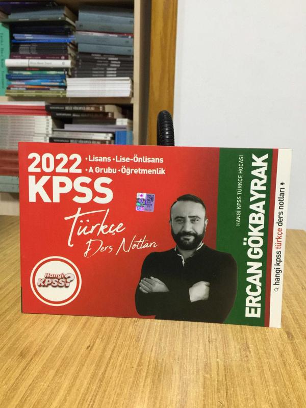 2022 KPSS Türkçe Ders Notları Hangi KPSS - Ercan Gökbayrak
