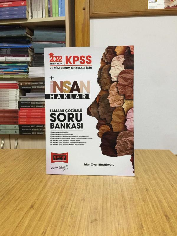 2022 KPSS ve Tüm Kurum Sınavlarına Hazırlık Tamamı Çözümlü İnsan Hakları Soru Bankası Yargı Yayınları